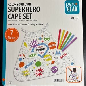 Pen+Gear Color Your Own Superhero Cape